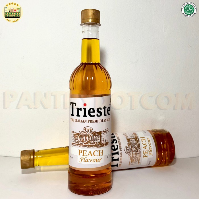 

TRIESTE SYRUP RASA PEACH - SIRUP PREMIUM 650ML