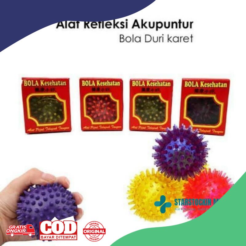 Bola Duri Karet Alat Refleksi Kesehatan Akupuntur