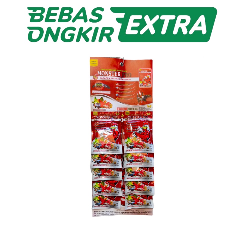 MONSTER PRO 1 RENTENG - extrafooding ayam