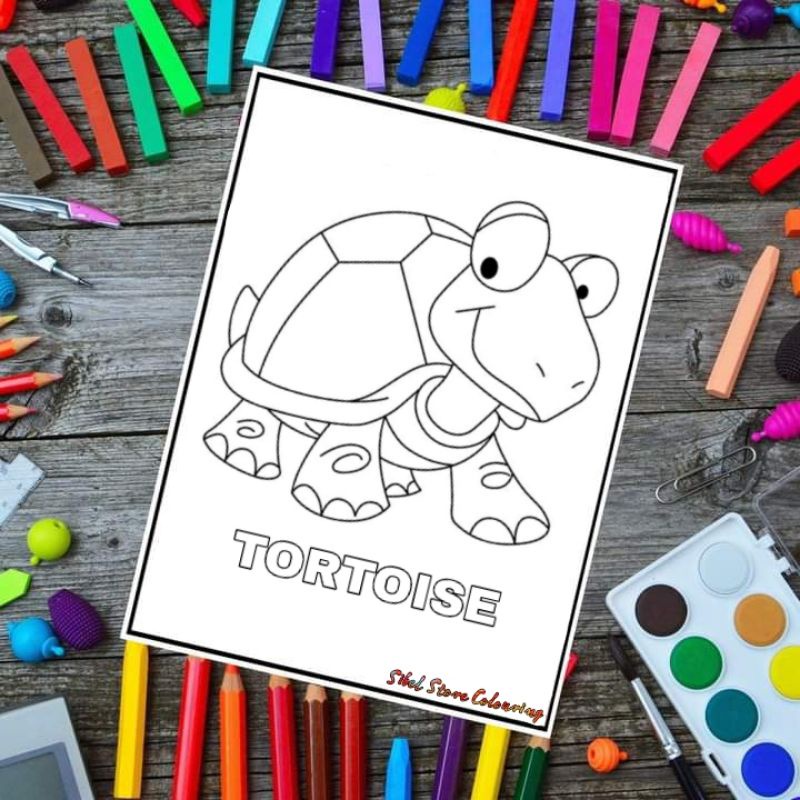 

Kertas Mewarnai Gambar Anak Tema Hewan Lucu / Kertas Gambar (10 Lembar Gambar)