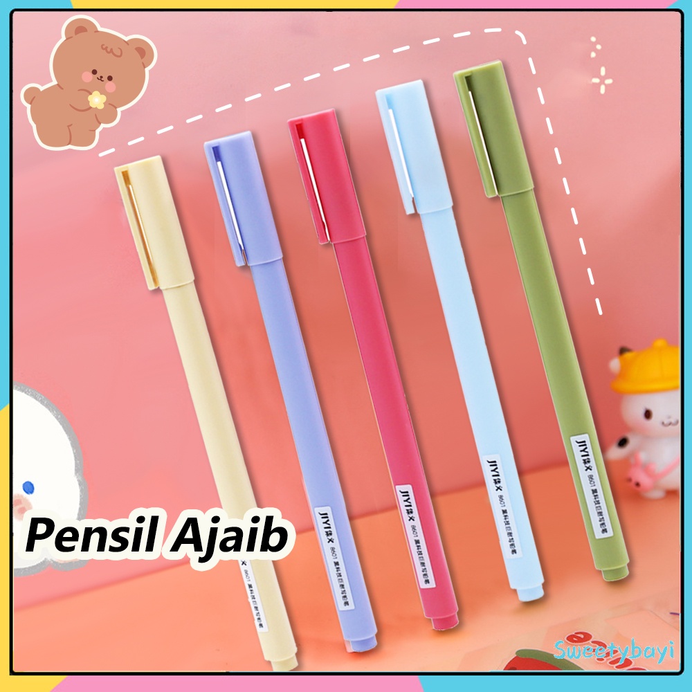 Sweetybayi Eternal pencil premium Pensil eternal tanpa isi untuk sekolah Pensil abadi Pensil tanpa batas rautan