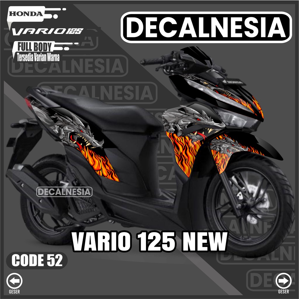 Decalnesia Stiker Decal Vario 125 New 2023 Full Body Sticker 2022 CBS ISS SP Motor Honda Variasi Mod