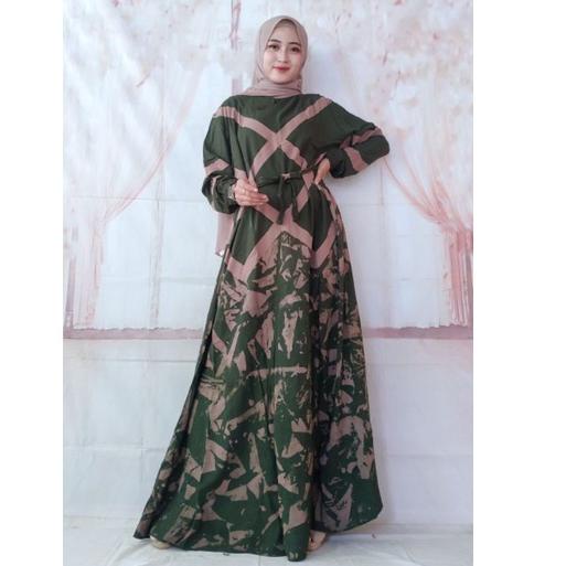 (S M L XL) Gamis twill murah-gamis twil pekalongan-gamis rayon super-gamis rayon candi mekar belkang