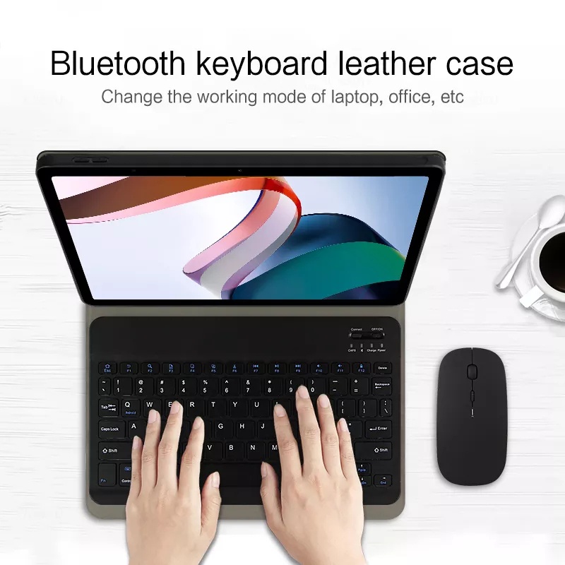 Flip Cover Bluetooth Keyboard Magnetic xiaomi redmi pad case Casing