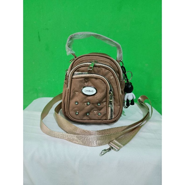tas wanita 2 fungsi bisa ransel dan selempang chibao