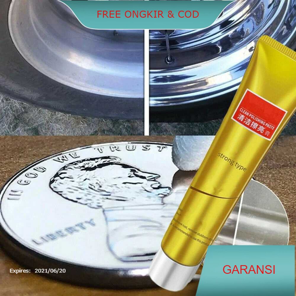 Cream Pengkilat Besi Steel Paste Metal Polishing 10ml - G-918
