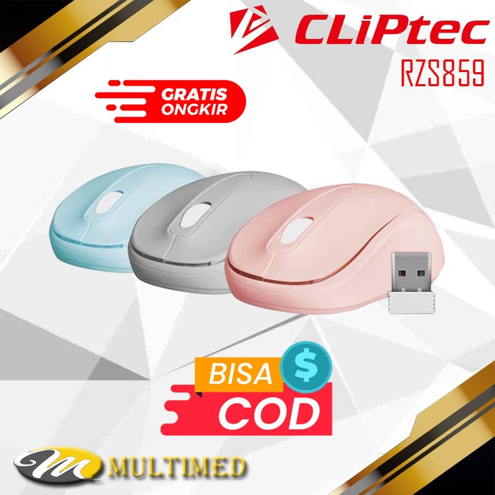 Mouse Wirelles Cliptec RZS859 Young 1200Dpi Original