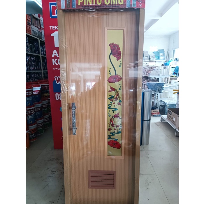 Pintu Kamar Mandi Minimalis PVC Pintu PVC Polos Pintu WC Plastik PVC