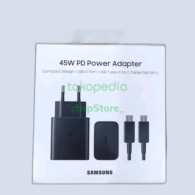 charger samsung 45 watt original