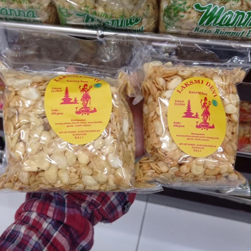 

Kacang Koro Getes (tumbuk) Bawang Putih Laksmi Devi 200gr