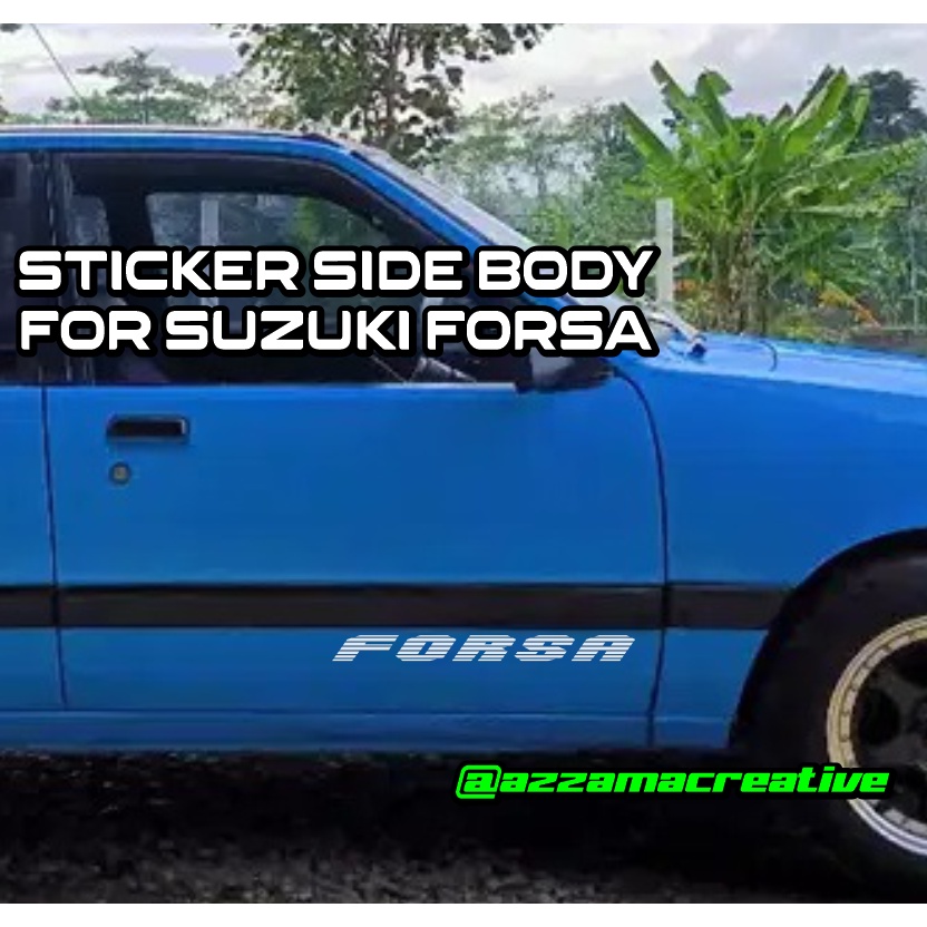 Stiker Decal Sticker Mobil Suzuki Forsa side body