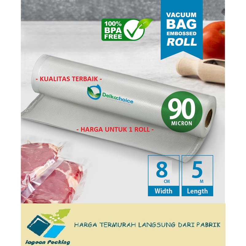 VAKUM / VACUM / VACUUM SEALER BAG EMBOSSED ROLL ALL VARIAN