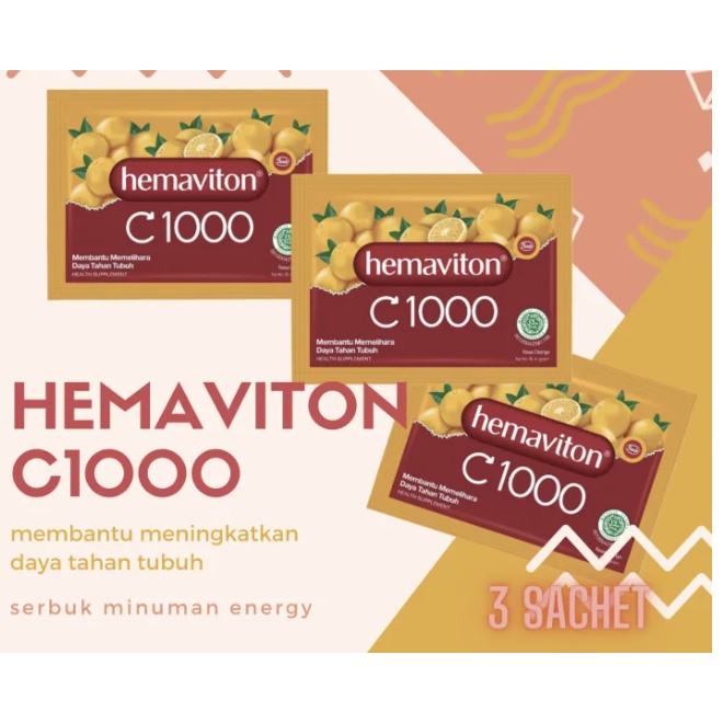 Hemaviton C1000 [ box isi 5 sachet ]