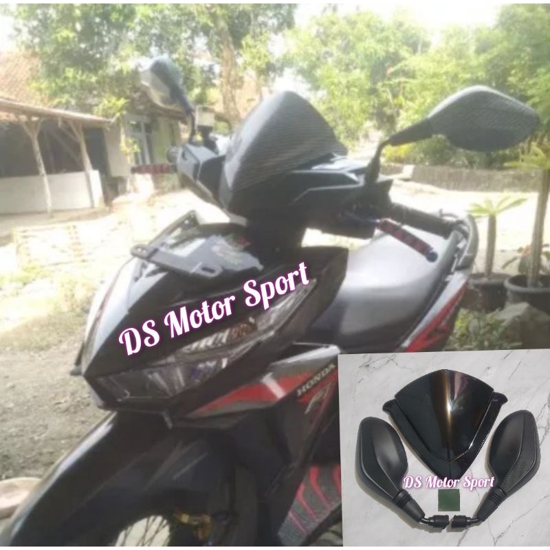 SPION CLICK PLUS VISOR VARIO 150 LED DAN VARIO 125 LED 2015 2016 2017