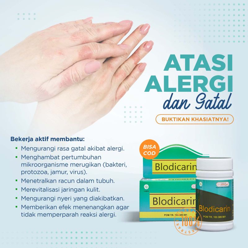 

BLODICARIN, Herbal untuk Alergi