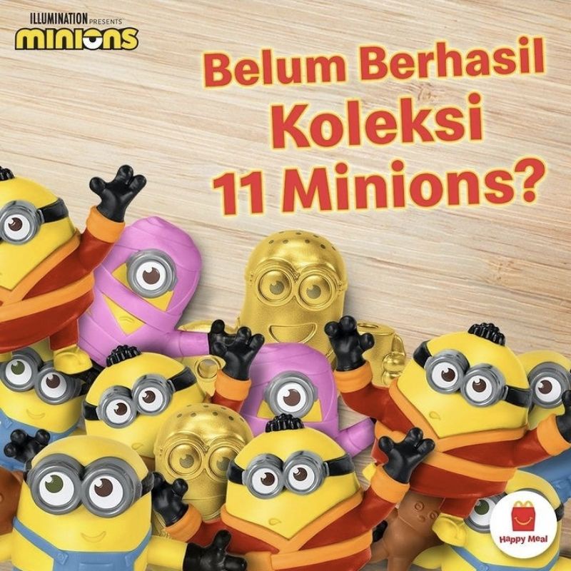 McDonald's Happy Meal Minion the Rise of Gru