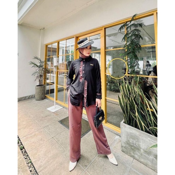 [COD] Hashiva -  Pakaian Muslim Wanita Setelan Terkini Wanada Set