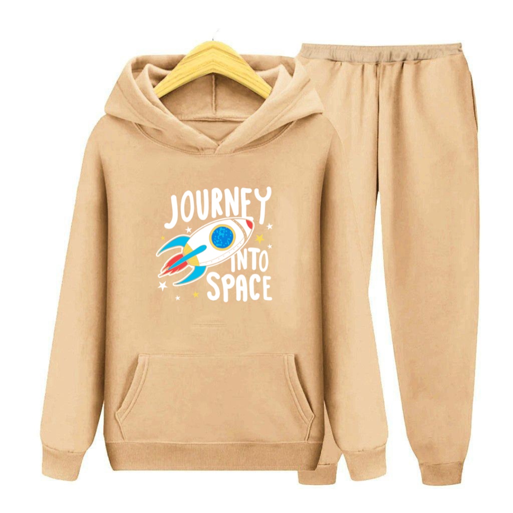 Setelan Anak Journey Into Space/Set Hoodie topi Size S-XXL