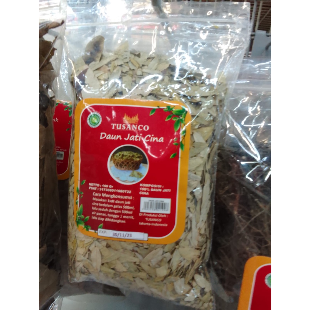 

TUSANCO DAUN JATI CINA KERING 100 GRAM