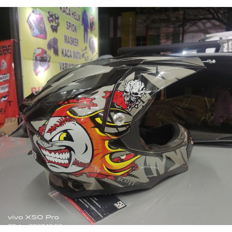 HELM CROSS Trail Scott REMAJA DEWASA