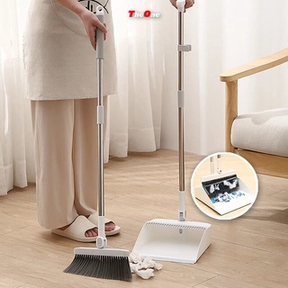 Set Sapu Pengki Lipat Alat Pembersih Broom Set Dustpan Sapu Pengki Set