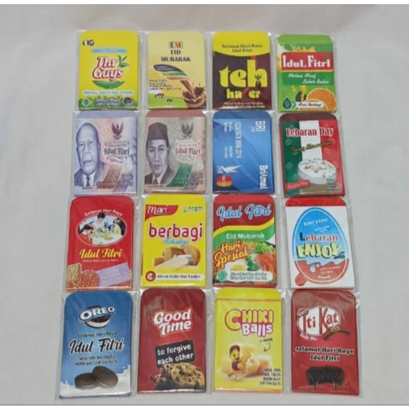 

Amplop Lebaran Unik Uk mini/medium/jumbo isi 10pcs