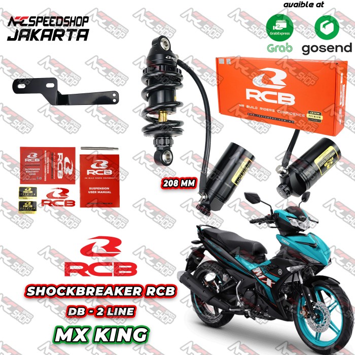 Shockbreaker / Monoshock Rcb Yamaha Mx King Db-2Line 208Mm Shock Rcb #Original