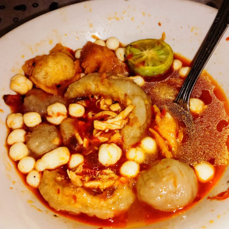 

Bakso Aci isi ayam pedas