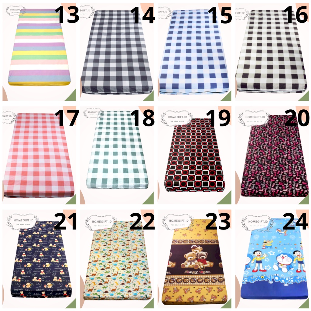 Sarung Kasur Busa Resleting 80x200x15