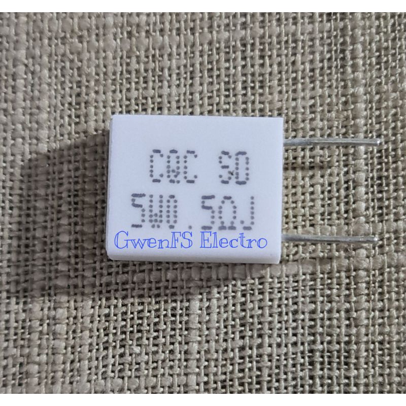 Resistor Kapur 5W Gepeng 5 W 0.5R 0.22R 0.33R 0.47R