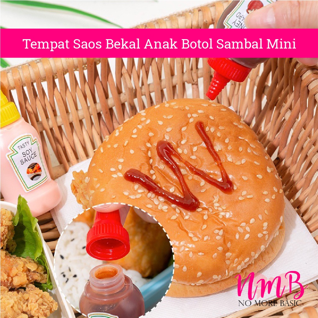 Tempat Saos Bekal Anak Botol Sambal Mini