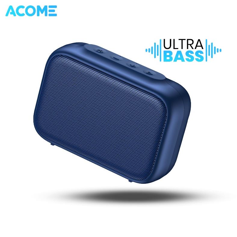 Promo Menjelang Akhir Tahun  [Bonus Mini Gold] Acome Speaker Bluetooth 5.0 Portable Ultra Bass TWS G