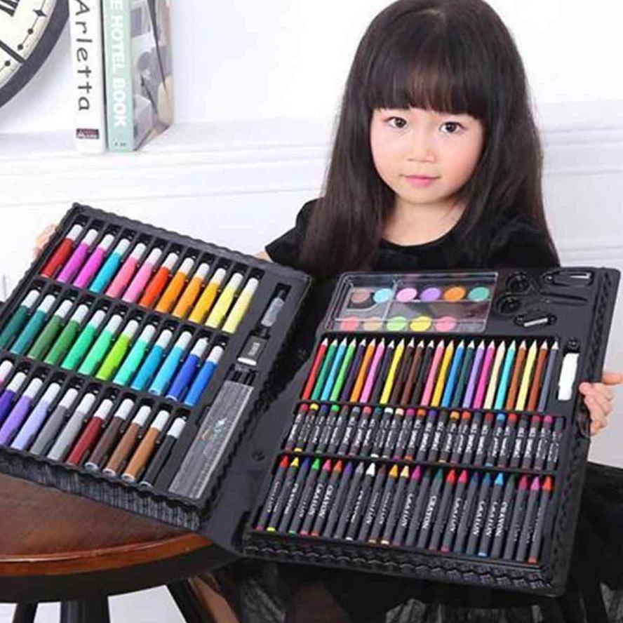 

YYY✦ (VCM) Crayon Set Mewarnai Melukis Pensil Menggambar 150 Pcs / Alat Tulis Anak Barang Laris