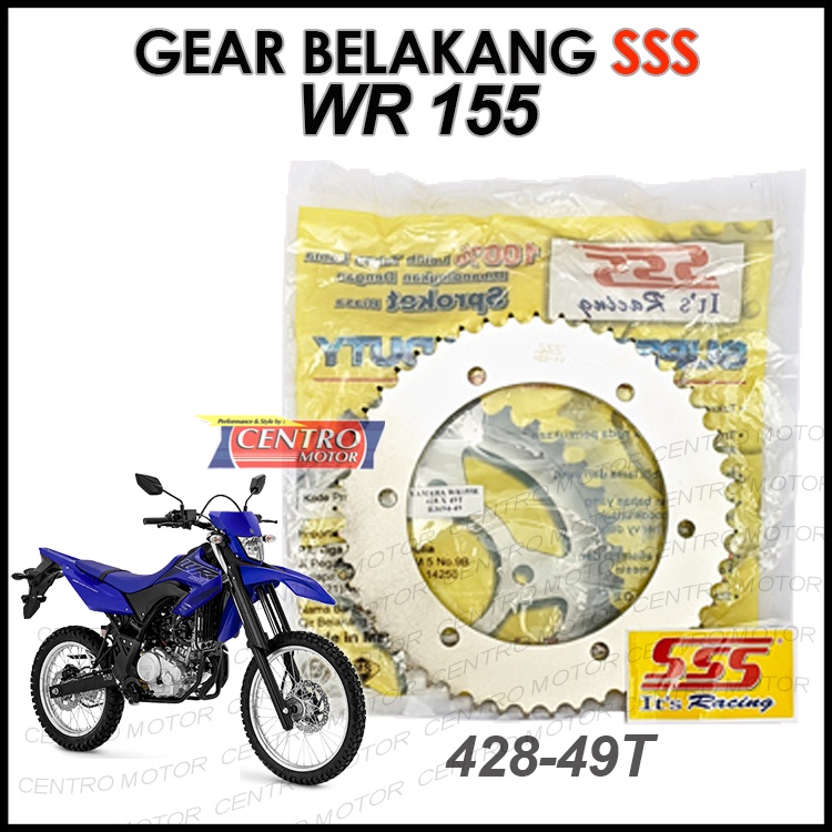 GEAR BELAKANG SSS YAMAHA WR155.