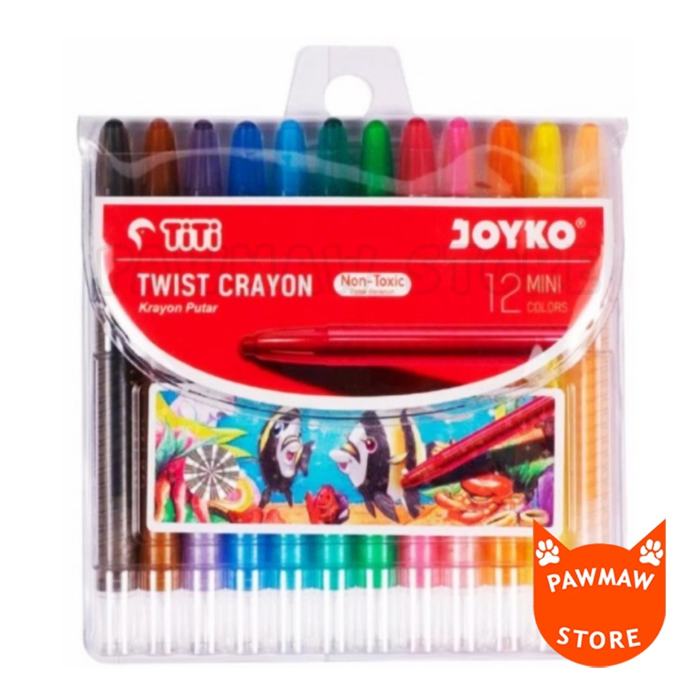 

Crayon Putar Joyko 12 Warna Panjang