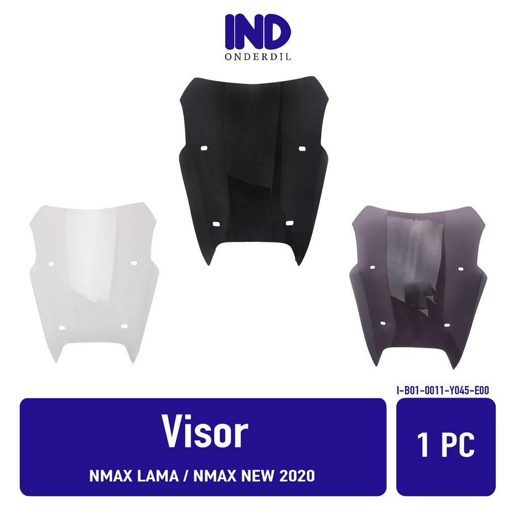 Visor Model Ocito Nmax Lama New 2020 Windshield Winsil Winshild Wind Shield Sil Shild N MAX Hitam Bening Ribben Riben Smoke