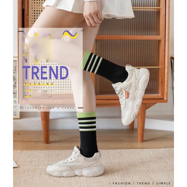 Kaos Kaki Wanita Japanese Retro Autumn Women Socks SCH040