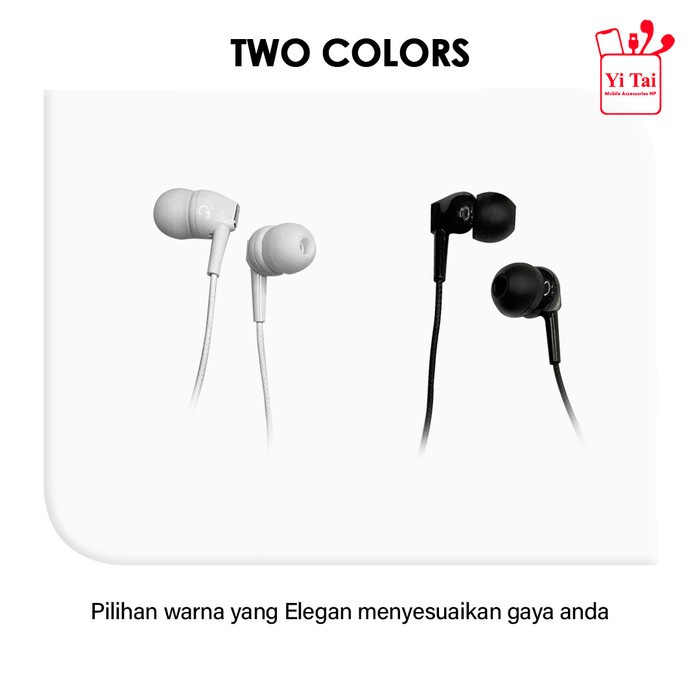 Headset Yi Tai Y21 Jack 3.5 Mm - Handsfree Y21 Super Bass - SC