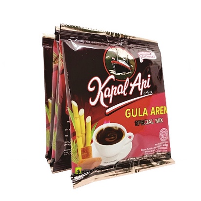 KOPI KAPAL API GULA AREN / 1 RENCENG ISI 12 PCS