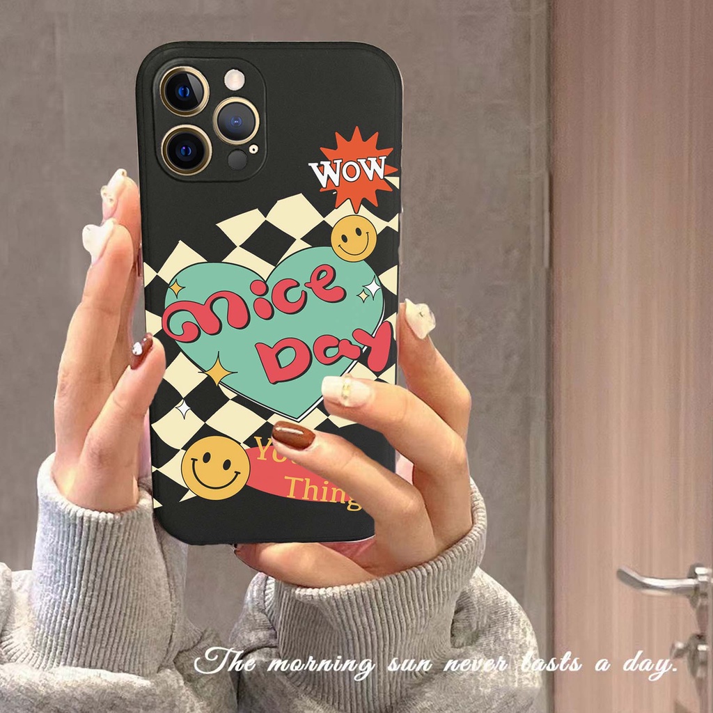 CASE NICE DAY OPPO A5S A7 A11K A12 A54 A53 A15 A15S A16 A17 A17K A3S A5 A9 2020 A52 A33 A55 A76 A96 A92 A74 4G A95 5G RENO 8T 7 5G 5 5F 6