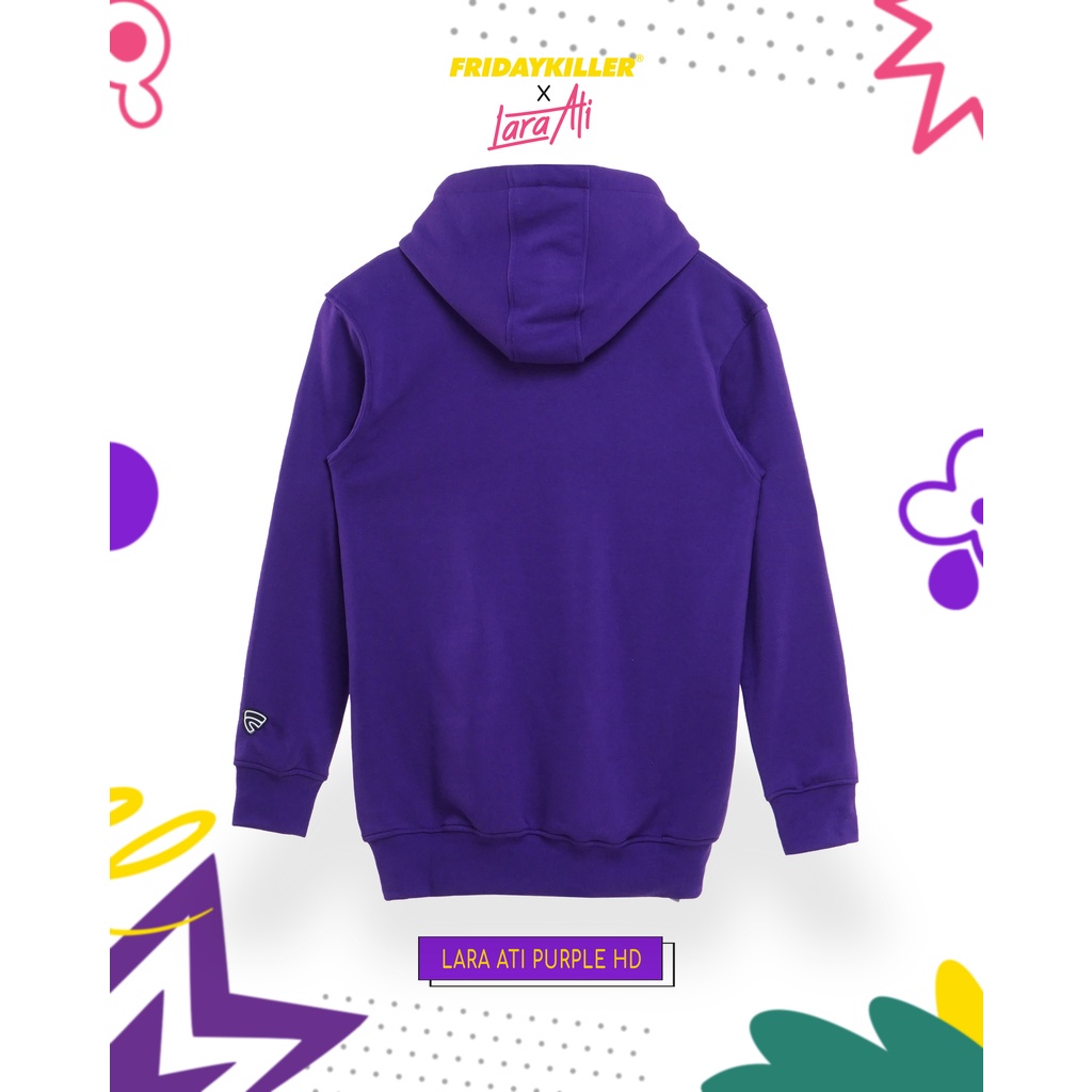 JAKET HOODIE SPECIAL FRIDAY KILLER X LARA ATI | LARA ATI PURPLE HOODIE