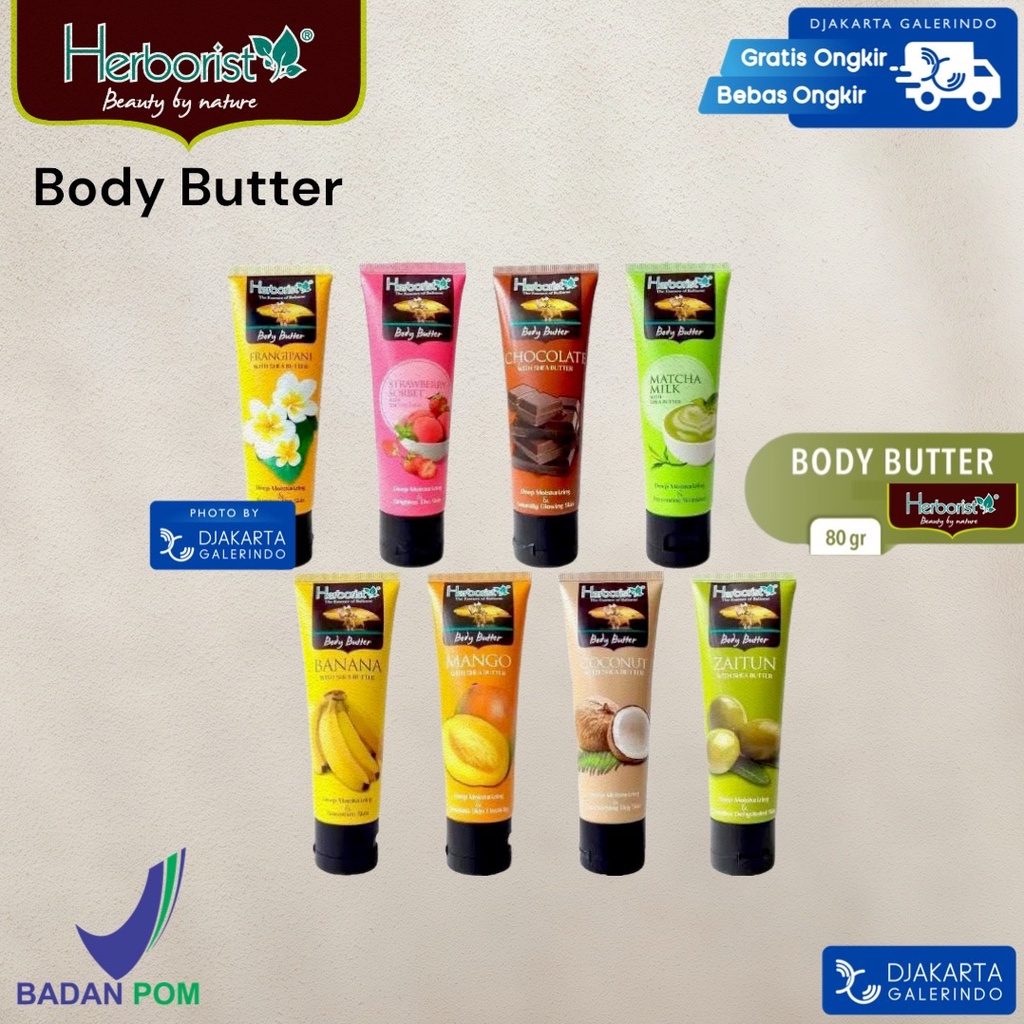 Herborist Body Butter 80gr - Herborist Body with Shea Butter 80gr