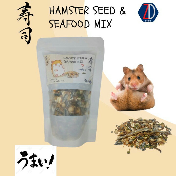 Makanan Hamster Seafood Meal Mix Hamster Seed Komplit