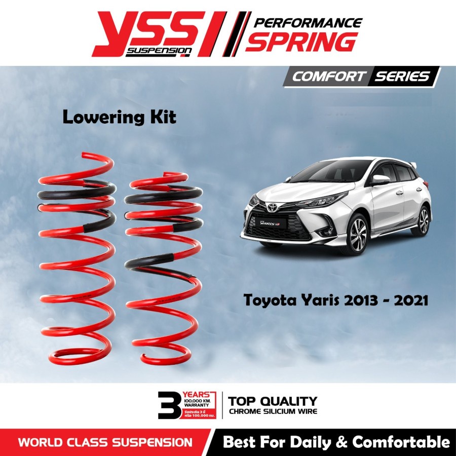 Lowering Kit YSS  Yaris 13+