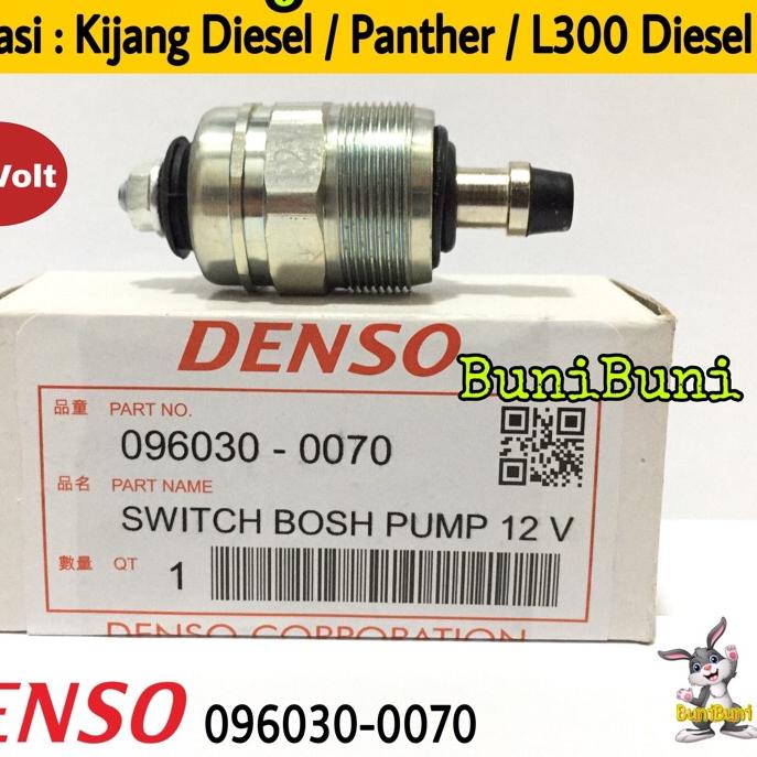 Switch Selenoid Bospom Injektor Panther / Elf / Kijang / L 300 Diesel Disel 12 Volt & 24 Volt Denso