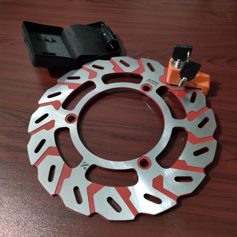 Kunci Cakram Model WO Original Safety Disc Lock Free charger USB