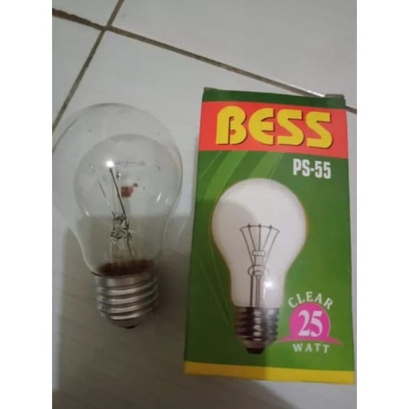 ( JB99 ) BOLAM PIJAR BESS / LAMPU PIJAR KUNING HANGAT 10w, 25w