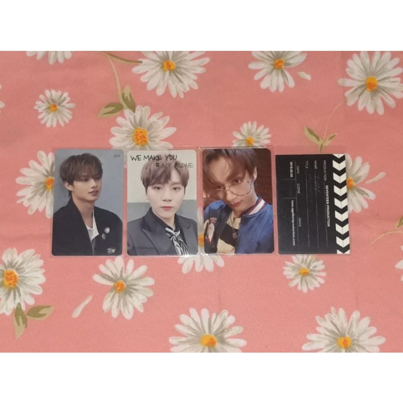 SEVENTEEN - HMV Fallin flower, Yes24 Semicolon, We Make You, Director's Cut Photocard