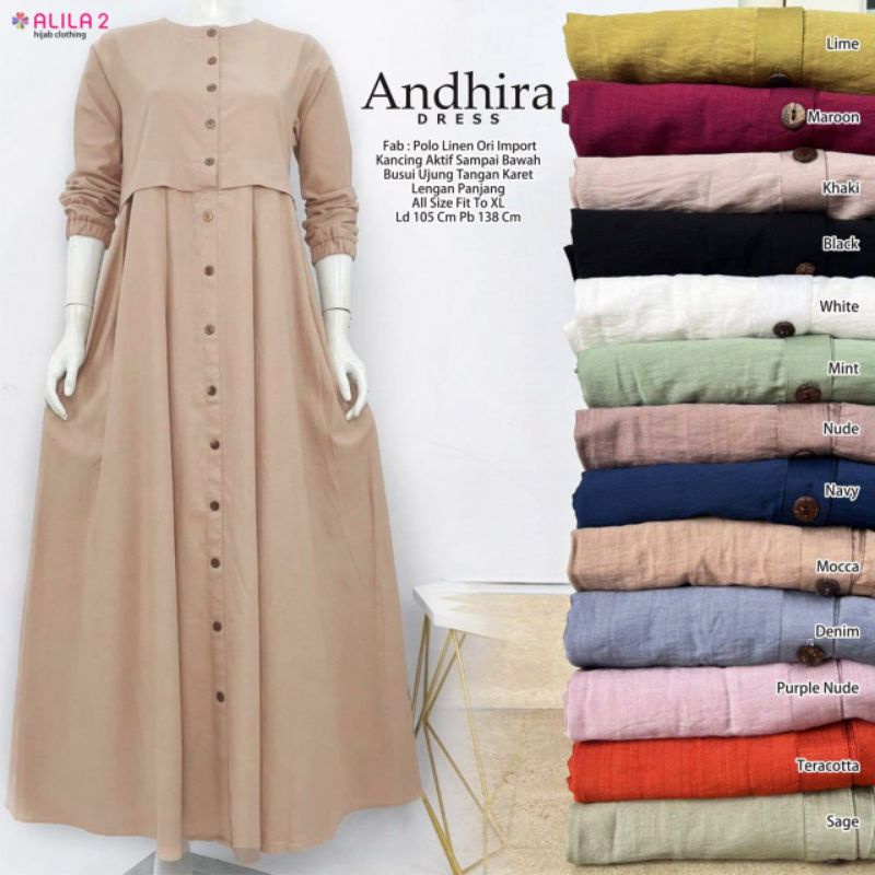 ANDHIRA DRESS ORI ALILA 2 | Dress Perempuan