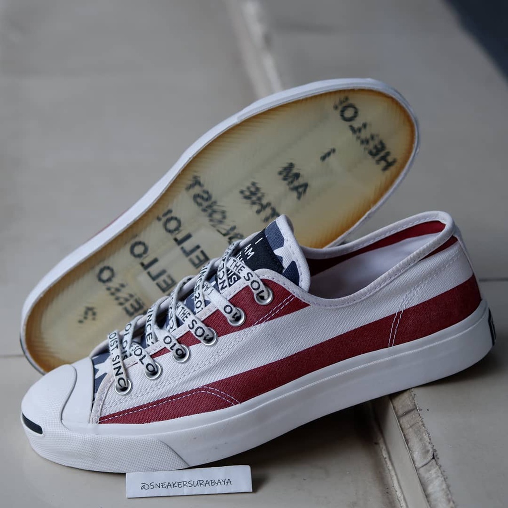 The Soloist x Converse Jack Purcell &quot; White Garnet &quot;